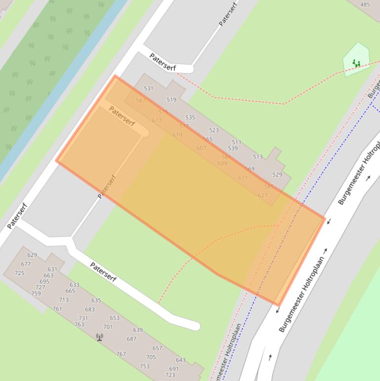 Kaart van postcodegebied 4904AL.