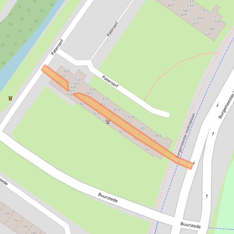 Kaart van postcodegebied 4904AN.