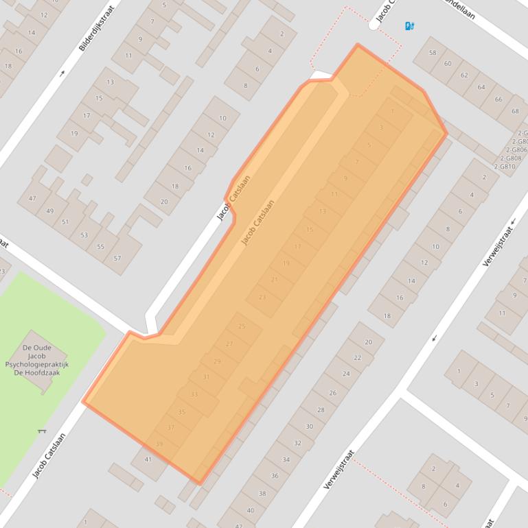 Kaart van postcodegebied 4904EK.