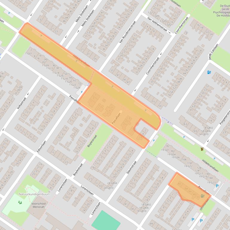 Kaart van postcodegebied 4904HG.