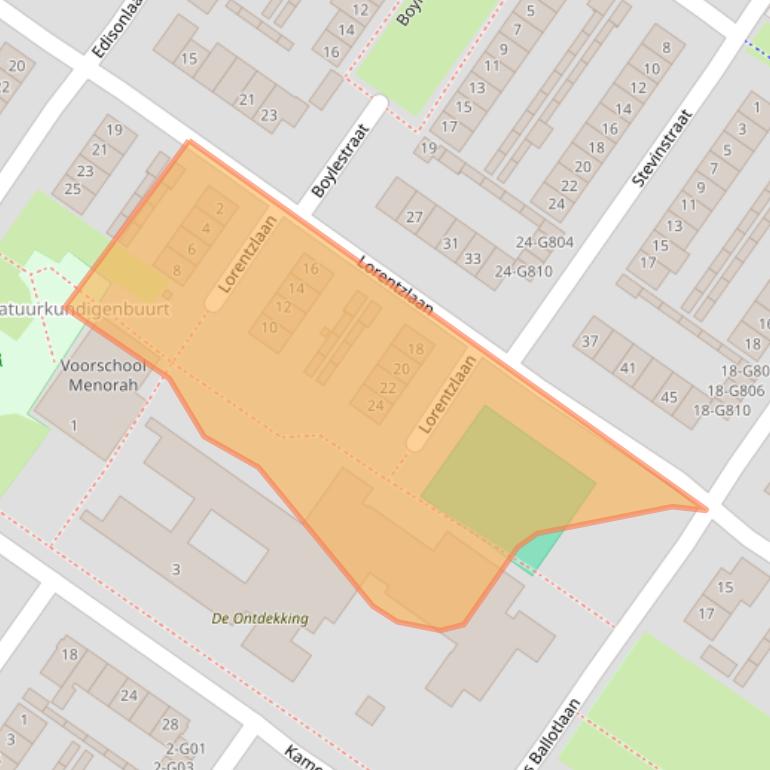 Kaart van postcodegebied 4904HW.