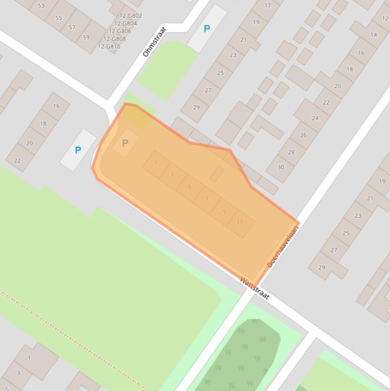 Kaart van postcodegebied 4904JC.