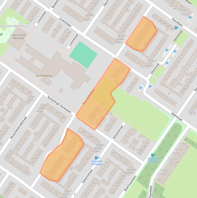 Kaart van postcodegebied 4904KA.