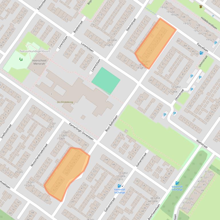 Kaart van postcodegebied 4904KB.