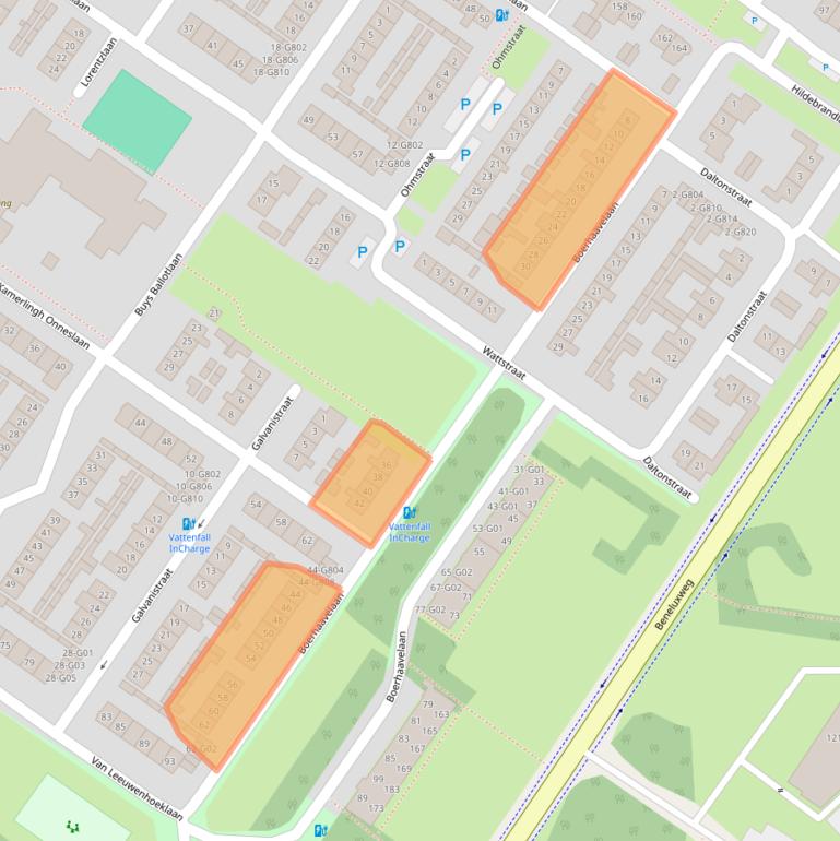 Kaart van postcodegebied 4904KG.