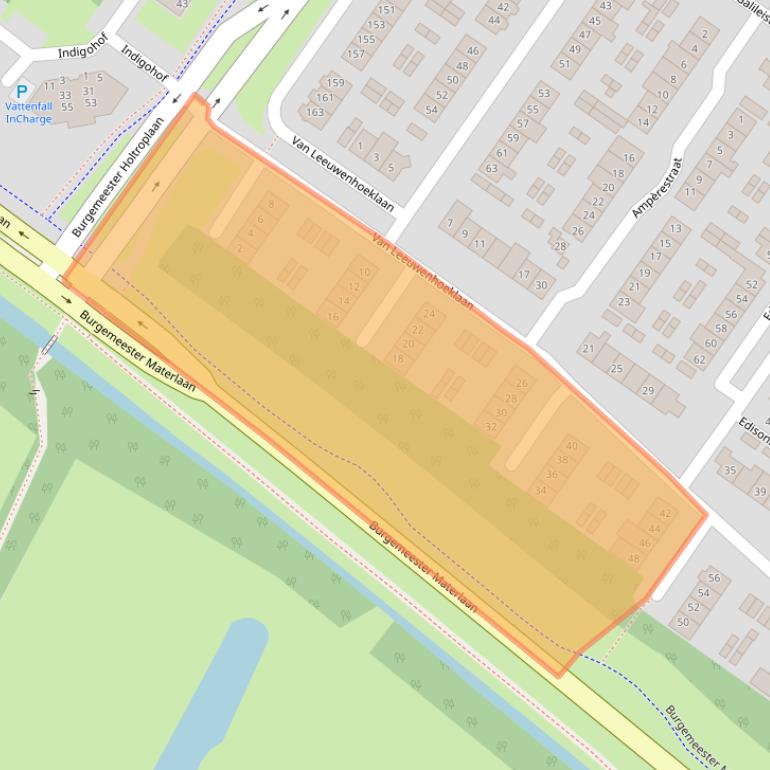 Kaart van postcodegebied 4904KR.