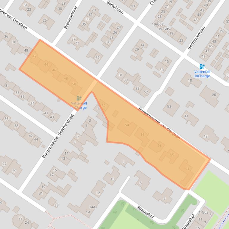 Kaart van postcodegebied 4904LM.