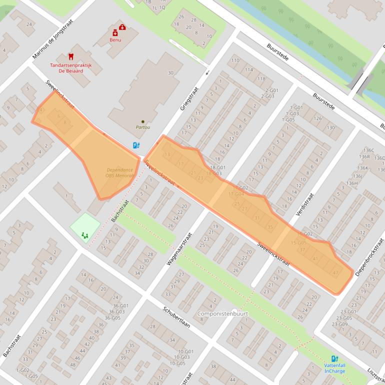 Kaart van postcodegebied 4904MA.