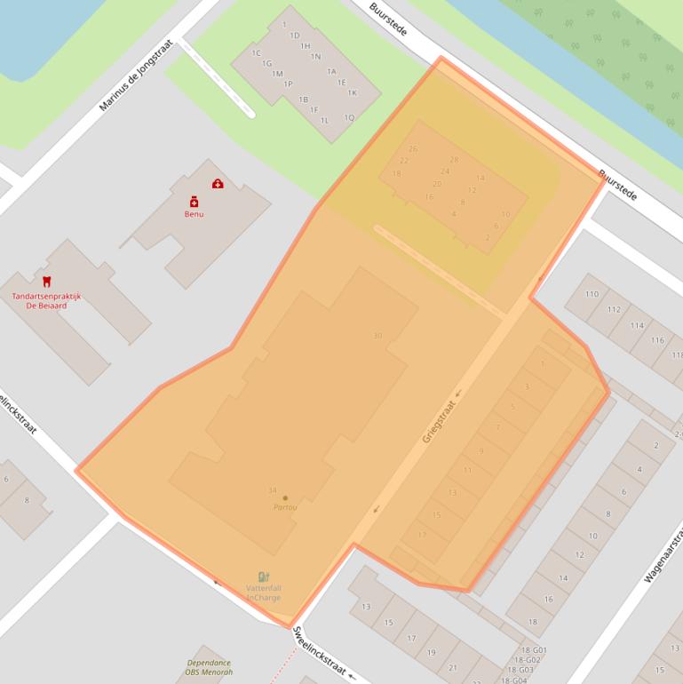 Kaart van postcodegebied 4904MB.