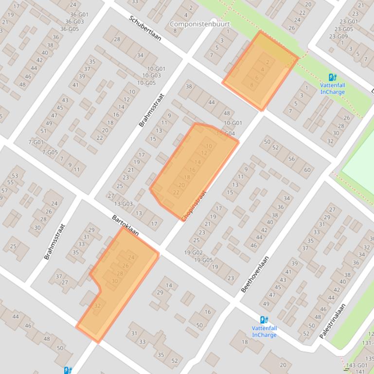 Kaart van postcodegebied 4904ND.