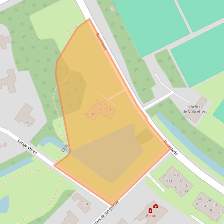 Kaart van postcodegebied 4904PE.