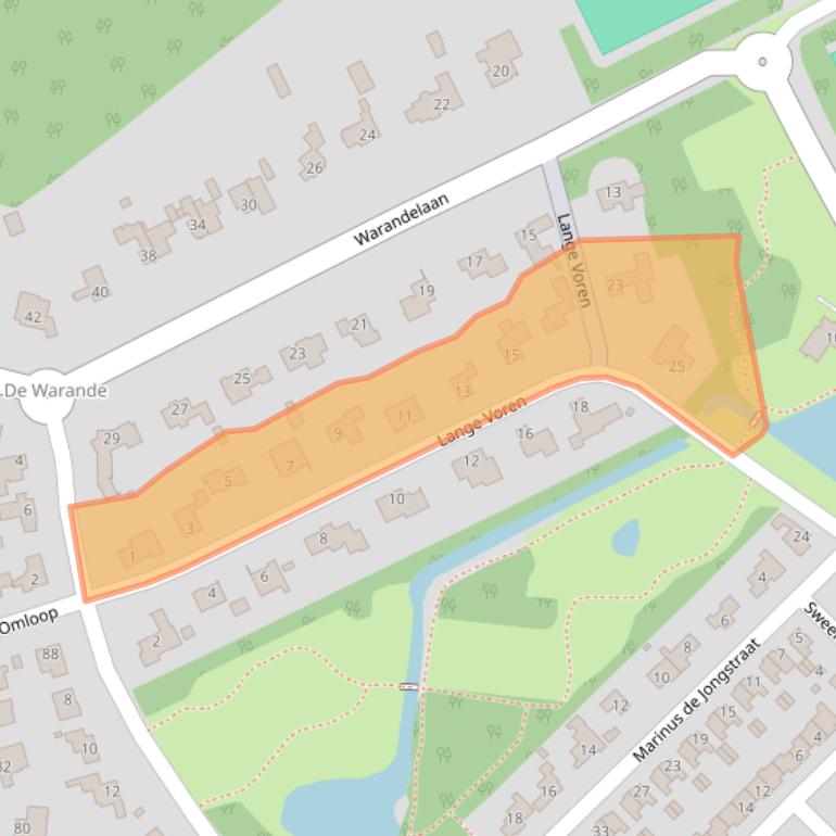 Kaart van postcodegebied 4904PH.