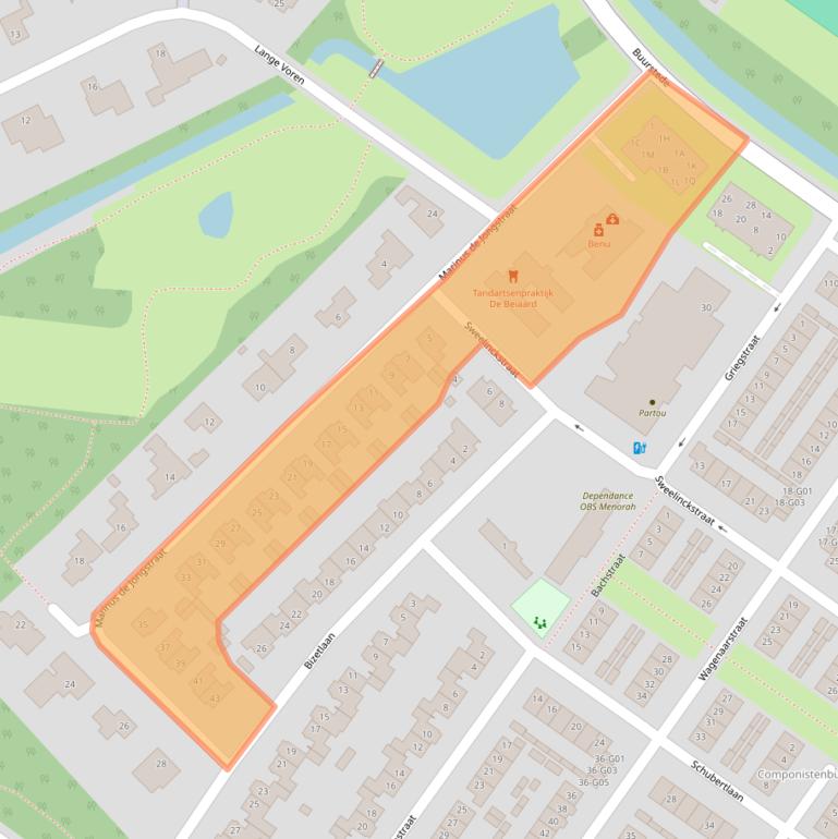 Kaart van postcodegebied 4904PK.