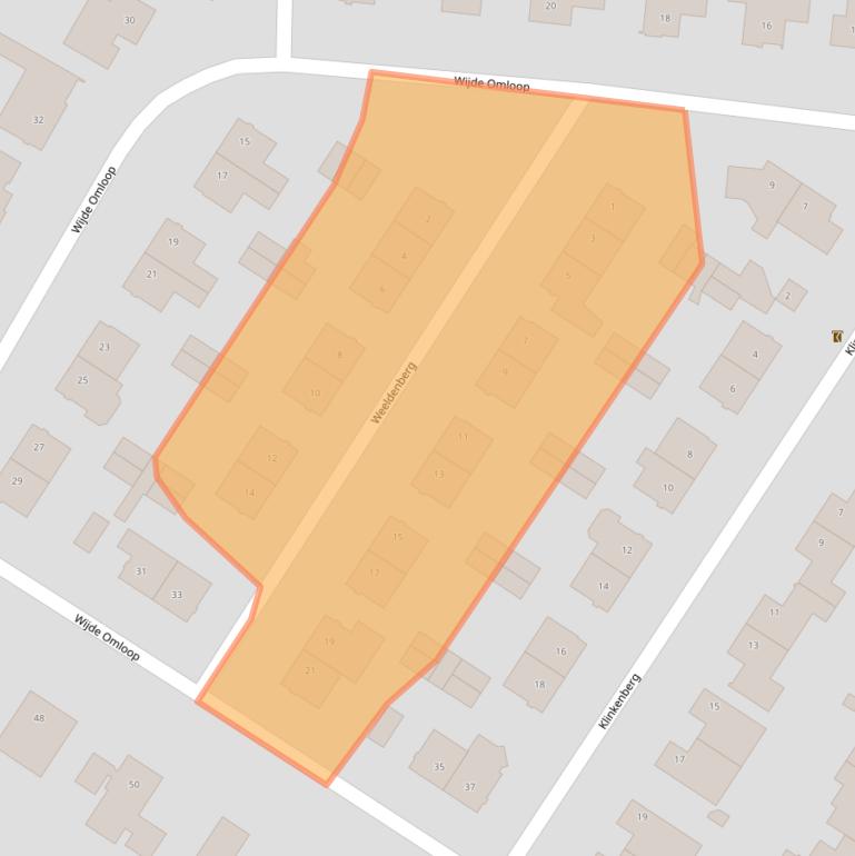 Kaart van postcodegebied 4904PS.