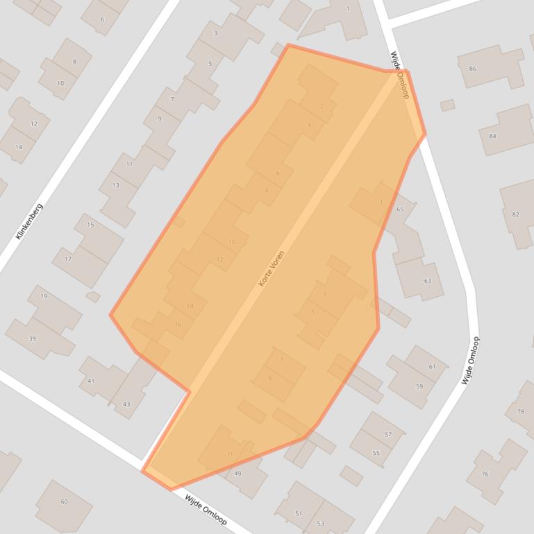 Kaart van postcodegebied 4904PV.