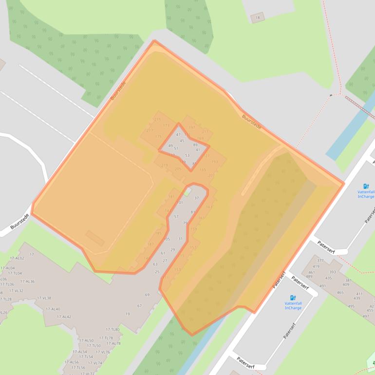 Kaart van postcodegebied 4904PZ.