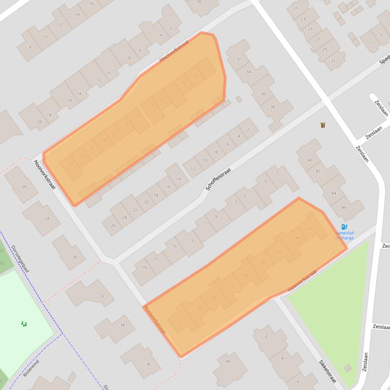 Kaart van postcodegebied 4904VG.