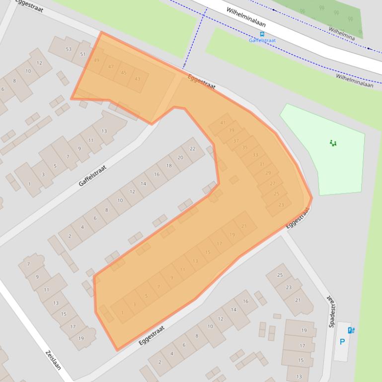 Kaart van postcodegebied 4904VR.