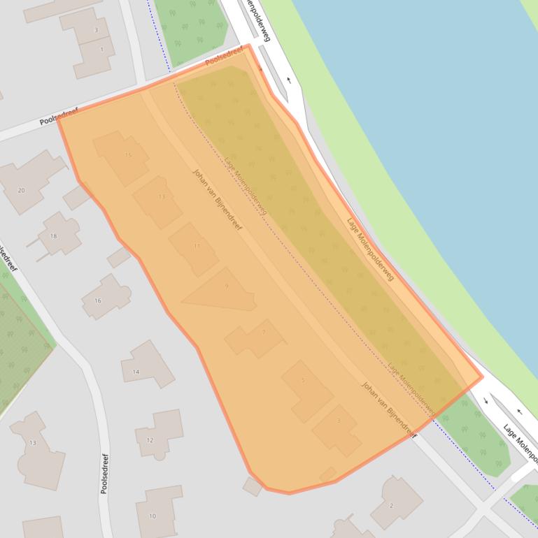 Kaart van postcodegebied 4904WD.