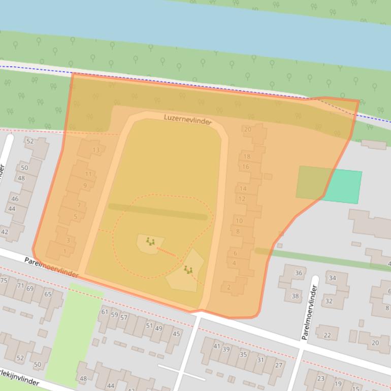 Kaart van postcodegebied 4904ZM.