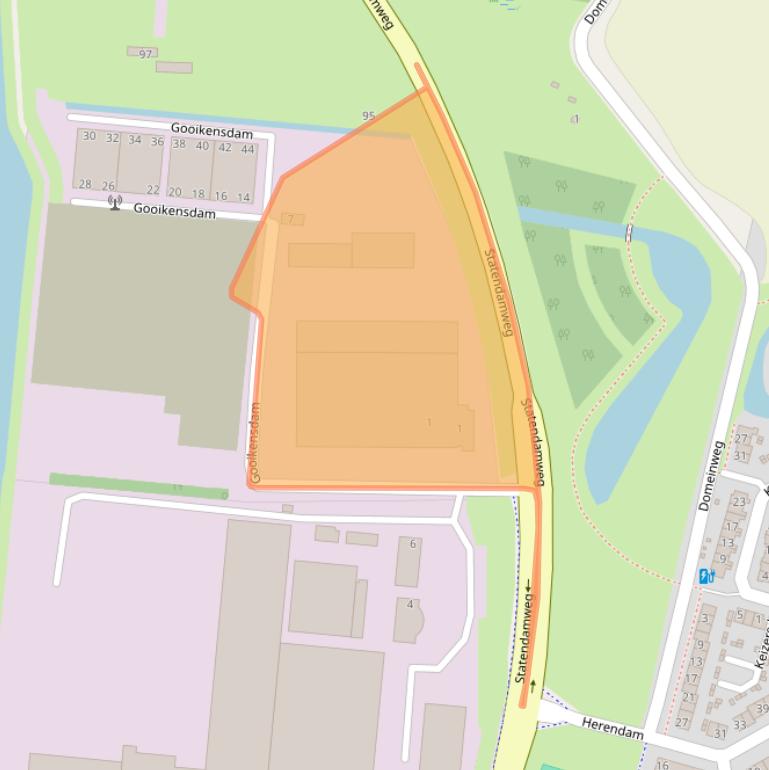 Kaart van postcodegebied 4905BM.