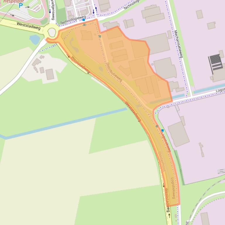 Kaart van postcodegebied 4906AD.