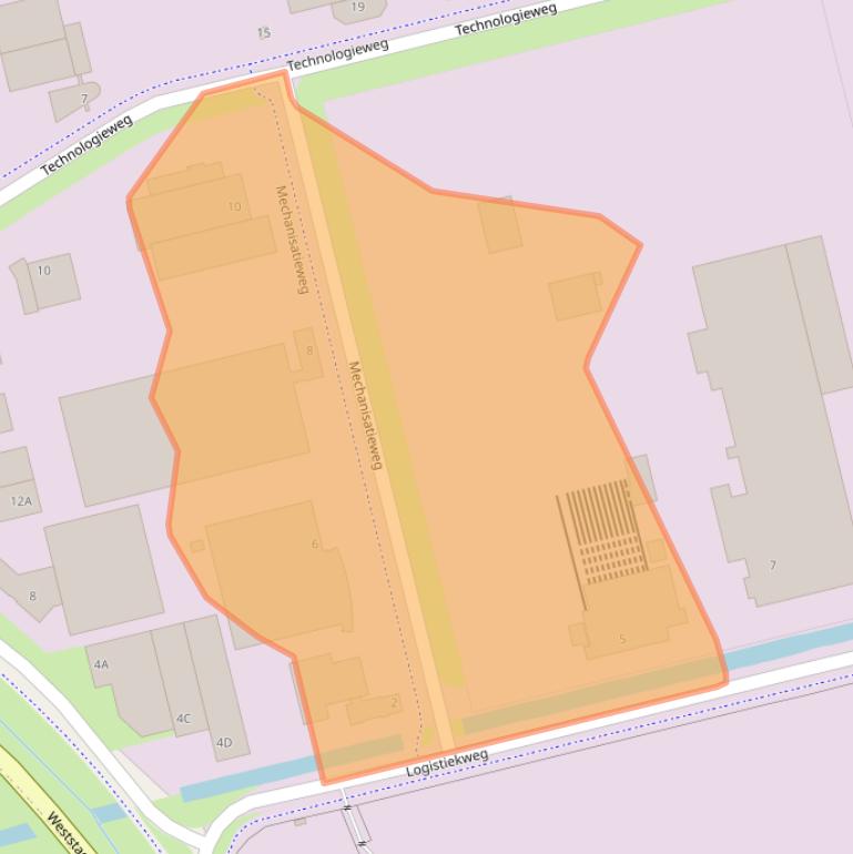 Kaart van postcodegebied 4906AE.