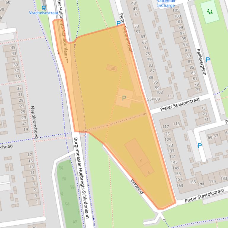 Kaart van postcodegebied 4906CA.