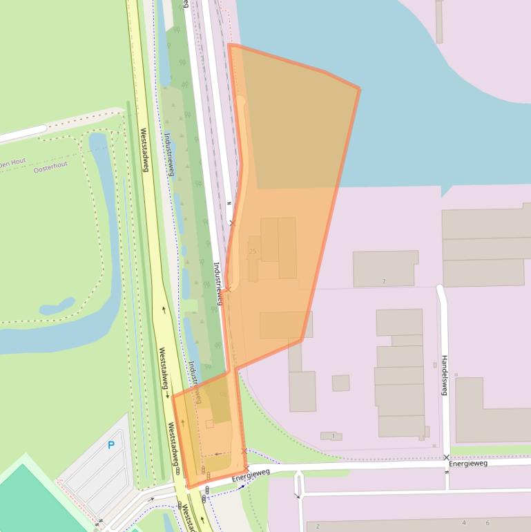 Kaart van postcodegebied 4906CD.