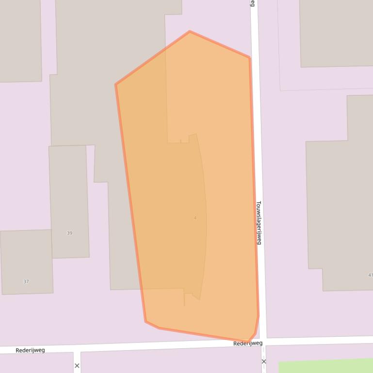 Kaart van postcodegebied 4906CS.