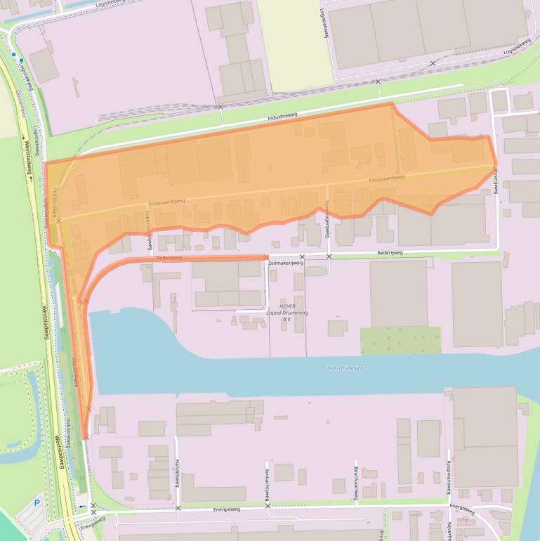Kaart van postcodegebied 4906CV.