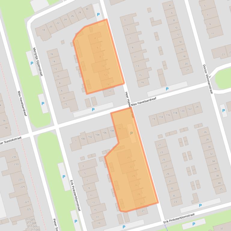 Kaart van postcodegebied 4906EC.