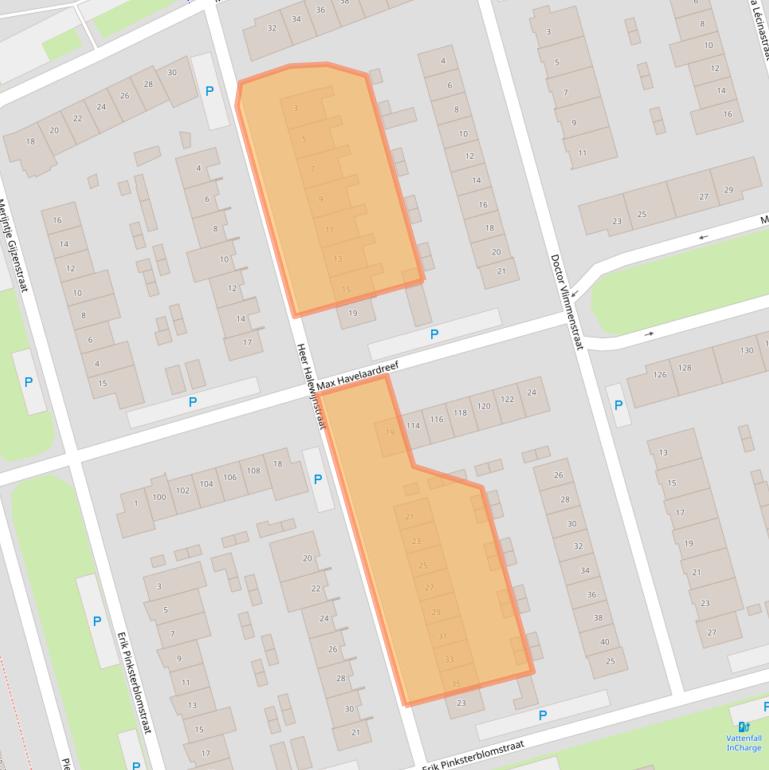 Kaart van postcodegebied 4906ED.