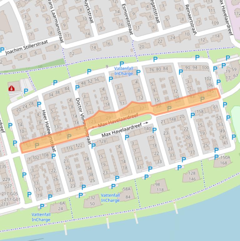 Kaart van postcodegebied 4906EN.