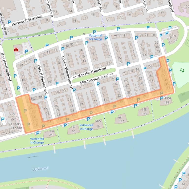 Kaart van postcodegebied 4906ER.