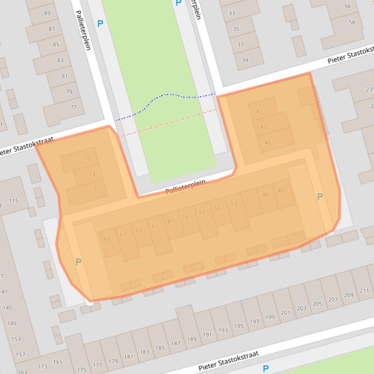 Kaart van postcodegebied 4906EX.