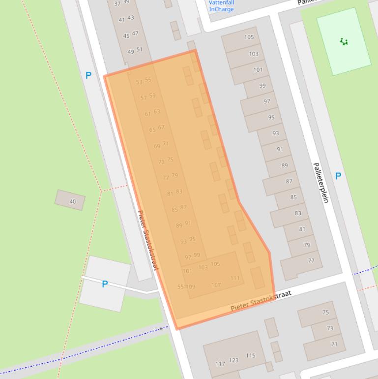 Kaart van postcodegebied 4906GB.