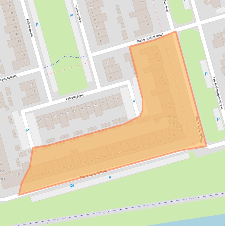 Kaart van postcodegebied 4906GD.