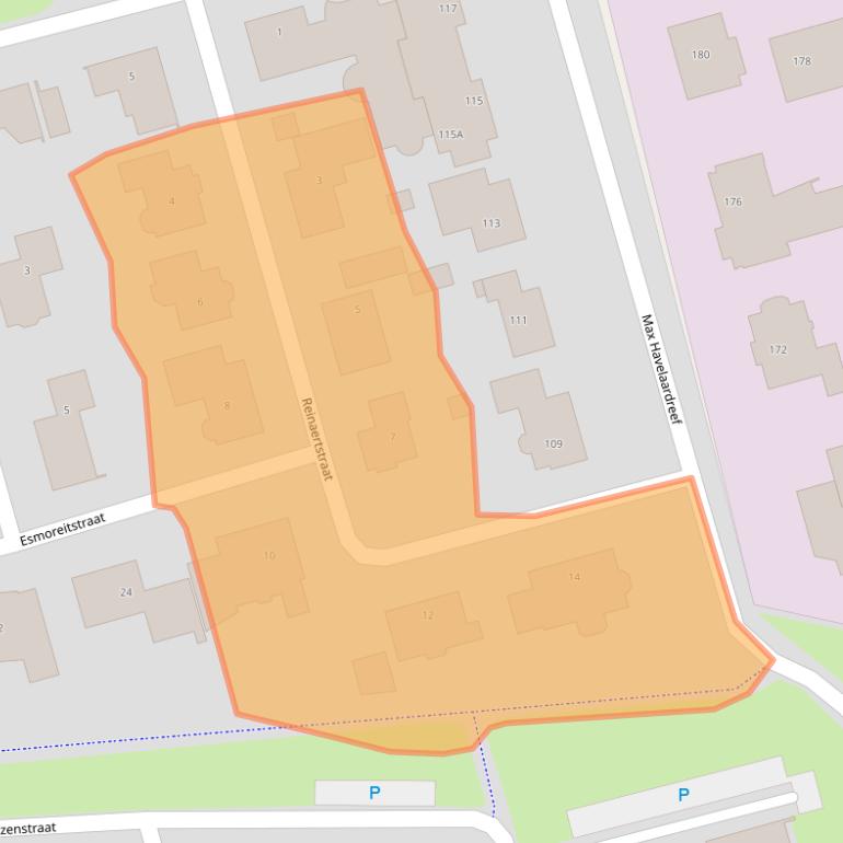 Kaart van postcodegebied 4906HH.