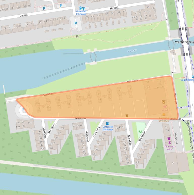 Kaart van postcodegebied 4906KD.