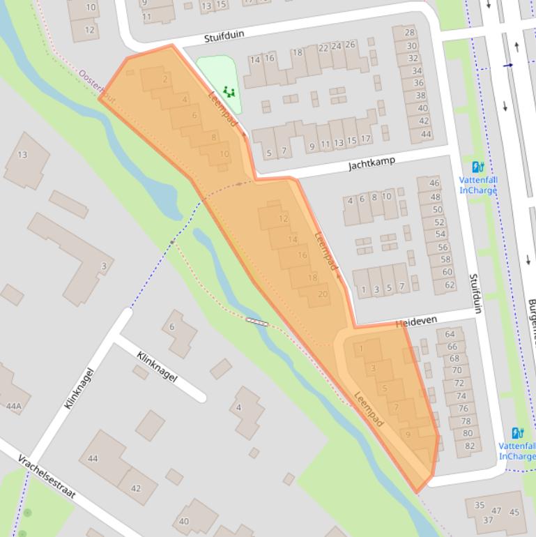 Kaart van postcodegebied 4906MD.