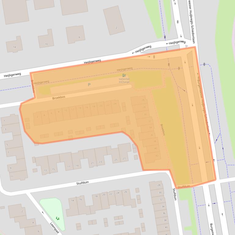 Kaart van postcodegebied 4906MH.