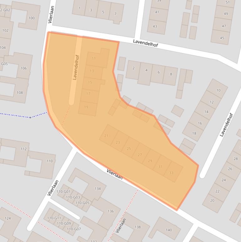 Kaart van postcodegebied 4907AC.