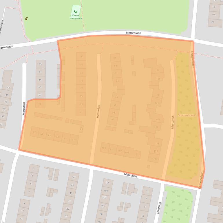 Kaart van postcodegebied 4907CE.