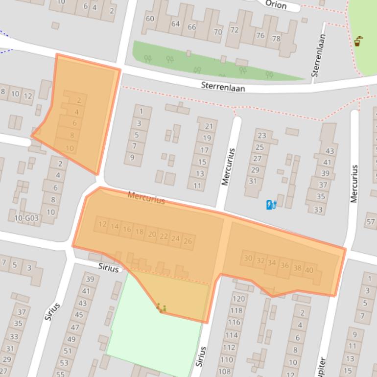 Kaart van postcodegebied 4907CG.