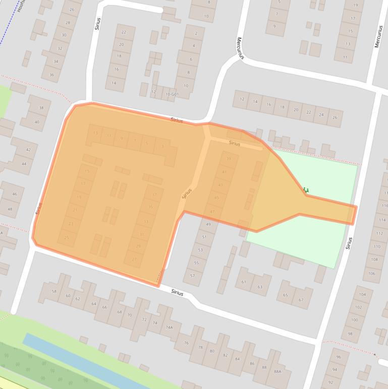 Kaart van postcodegebied 4907CH.