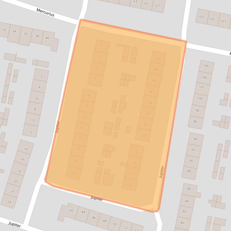 Kaart van postcodegebied 4907CN.