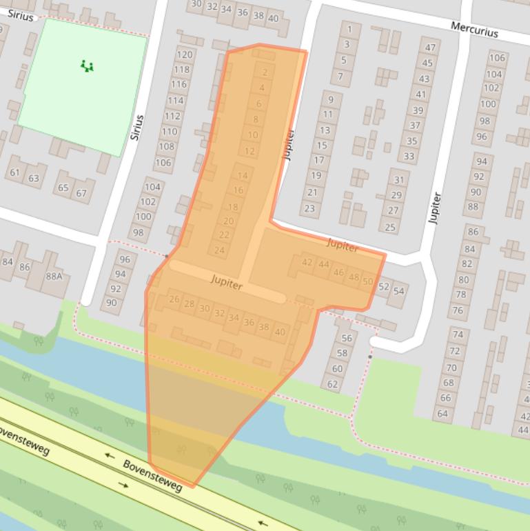 Kaart van postcodegebied 4907CP.
