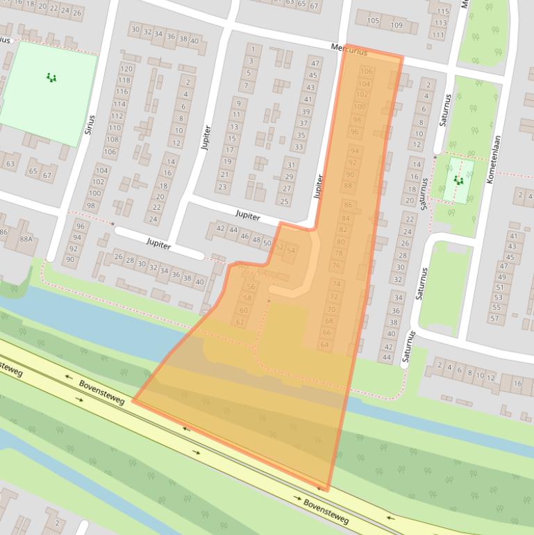 Kaart van postcodegebied 4907CR.