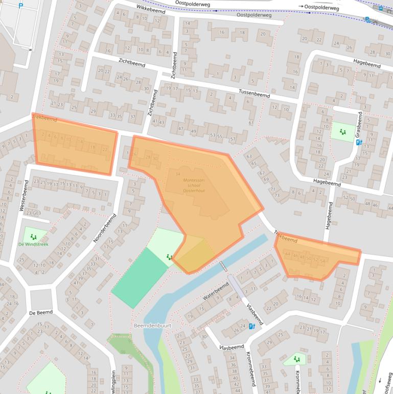 Kaart van postcodegebied 4907DP.